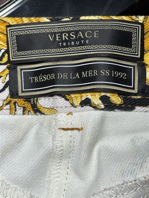 versace vintage jeans seashell|Versace Trésor de la Mer Tribute Jeans – NÜNÜ VINTAGE.